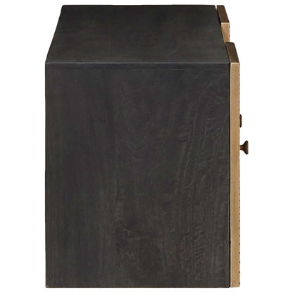 TV-kast met plank met opslag met de deur Koper 105 x 30 x 35 cm