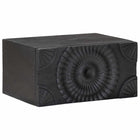 Bedside table with drawer Black 40 x 30 x 20 cm