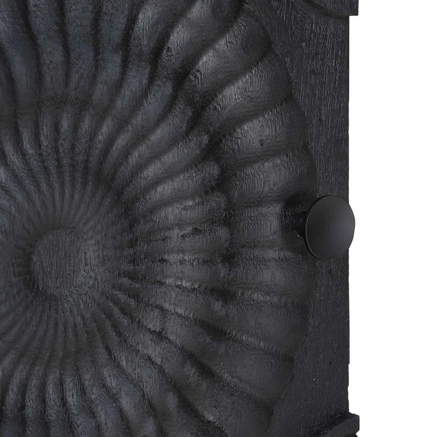 Hoge kast Zwart 35 x 30 x 120 cm