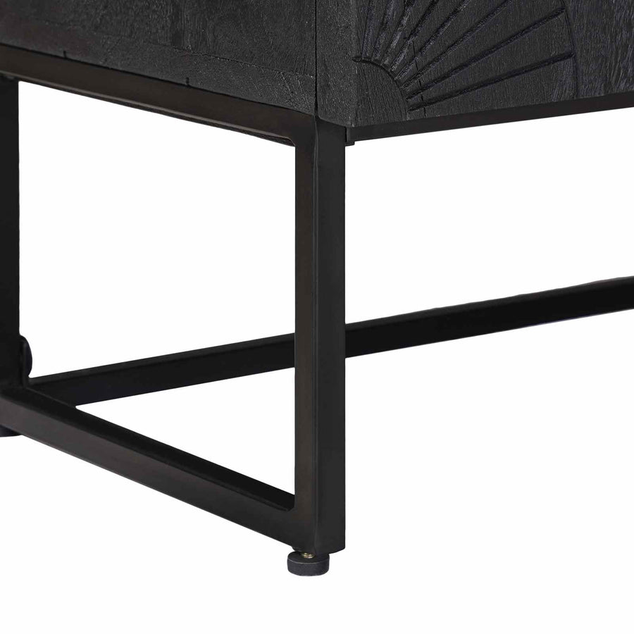 Hoge kast Zwart 35 x 30 x 120 cm