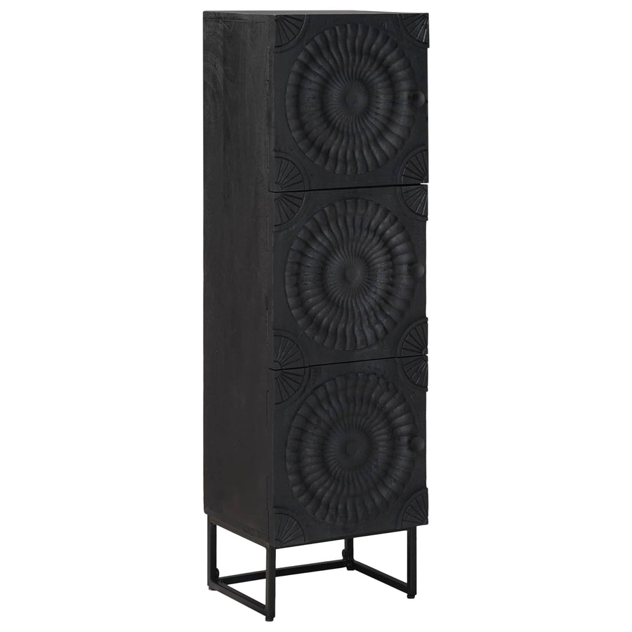 Hoge kast Zwart 35 x 30 x 120 cm