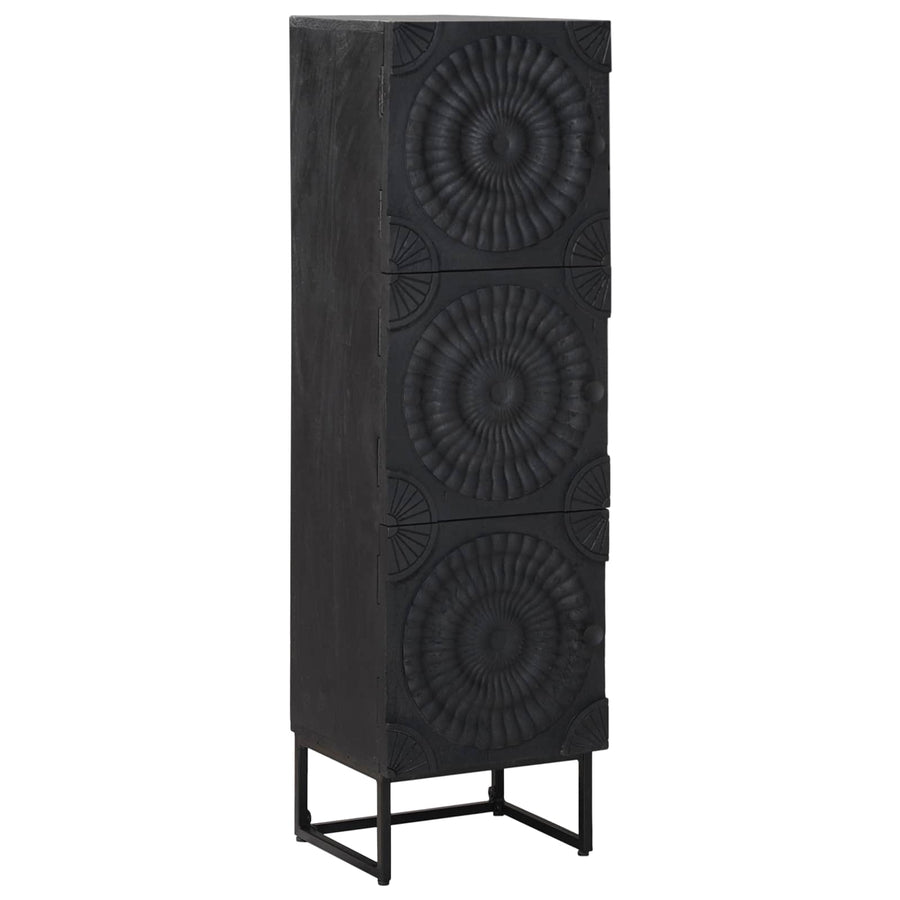 Hoge kast Zwart 35 x 30 x 120 cm