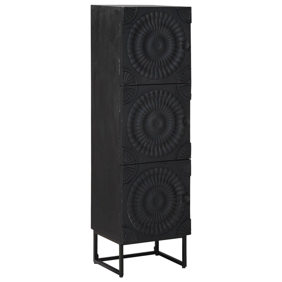 Hoge kast Zwart 35 x 30 x 120 cm