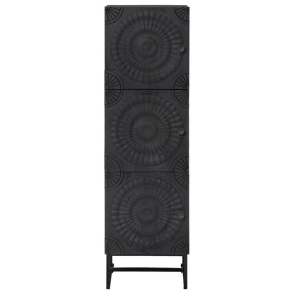 Hoge kast Zwart 35 x 30 x 120 cm