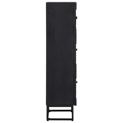 Hoge kast Zwart 35 x 30 x 120 cm