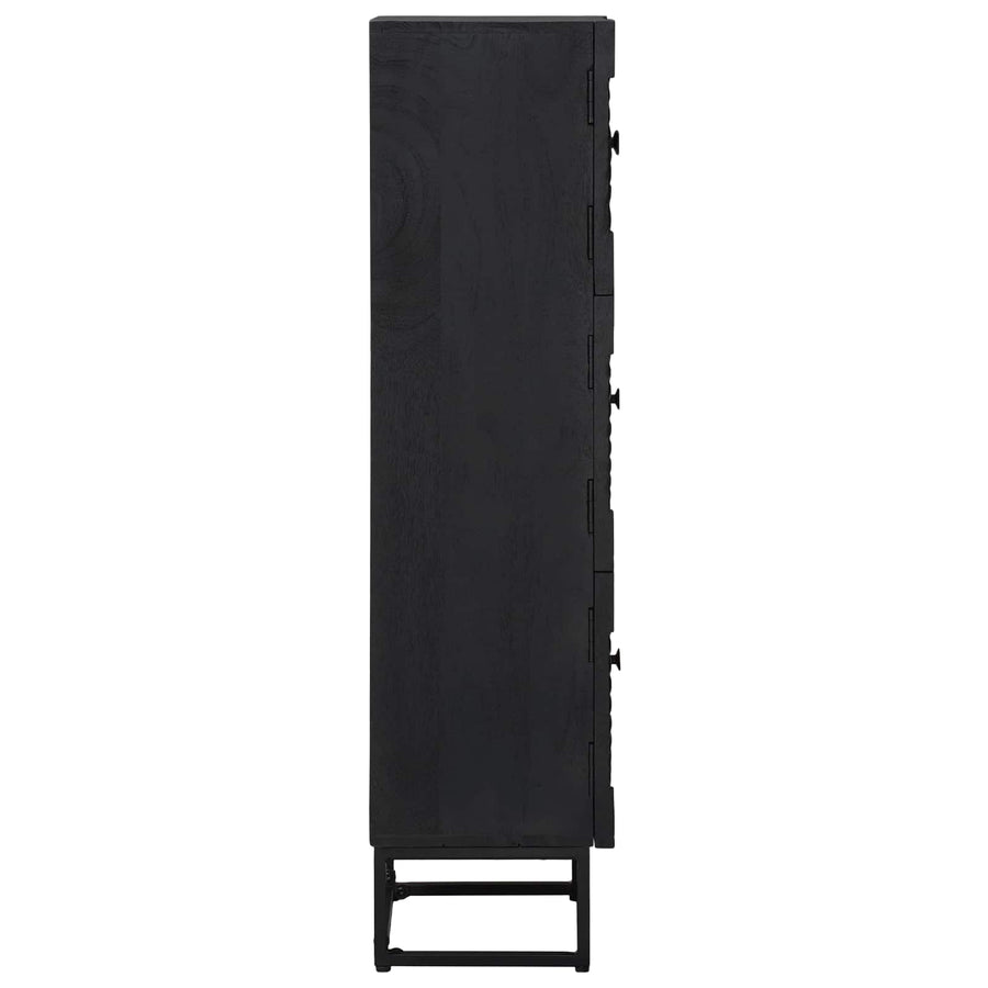 Hoge kast Zwart 35 x 30 x 120 cm