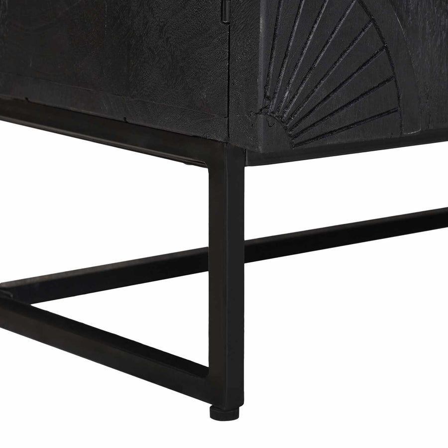 Hoge kast Zwart 55 x 30 x 95 cm