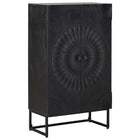 Tall Cabinet Black 55 x 30 x 95 cm