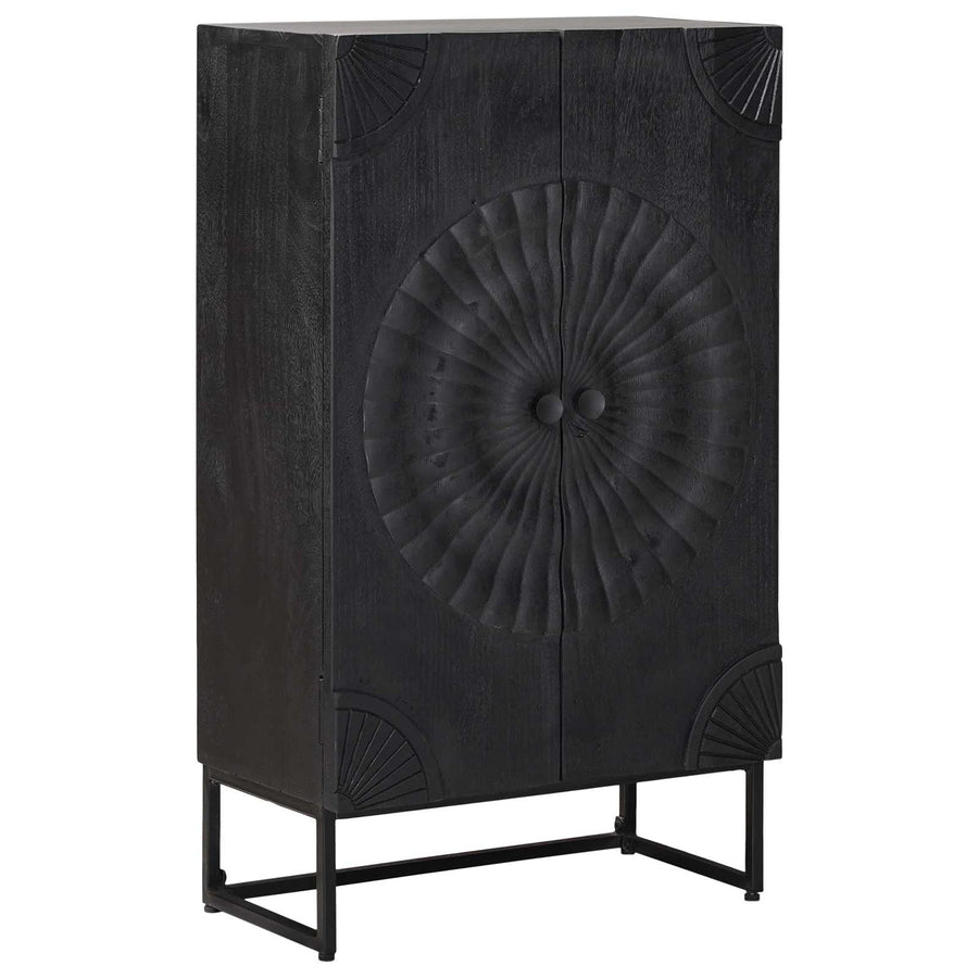 Hoge kast Zwart 55 x 30 x 95 cm