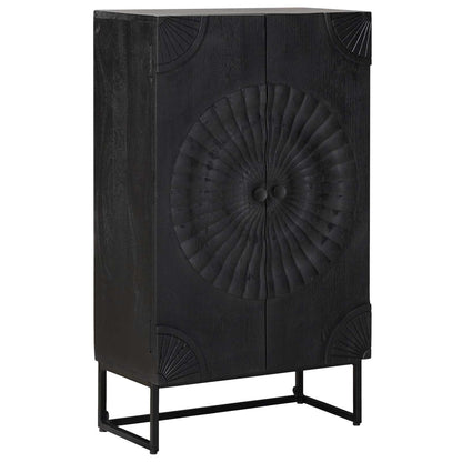 Hoge kast Zwart 55 x 30 x 95 cm