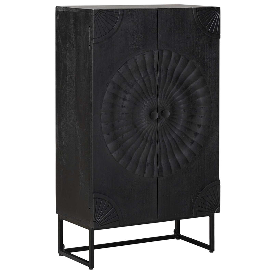 Hoge kast Zwart 55 x 30 x 95 cm