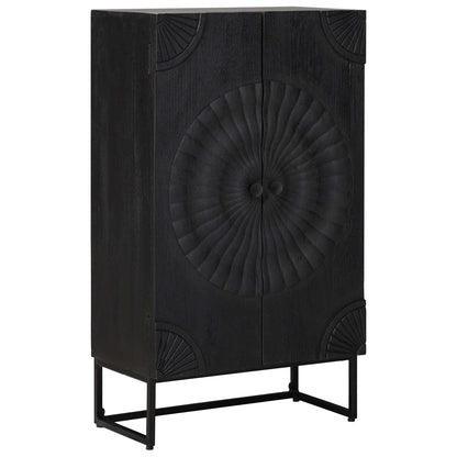 Hoge kast Zwart 55 x 30 x 95 cm