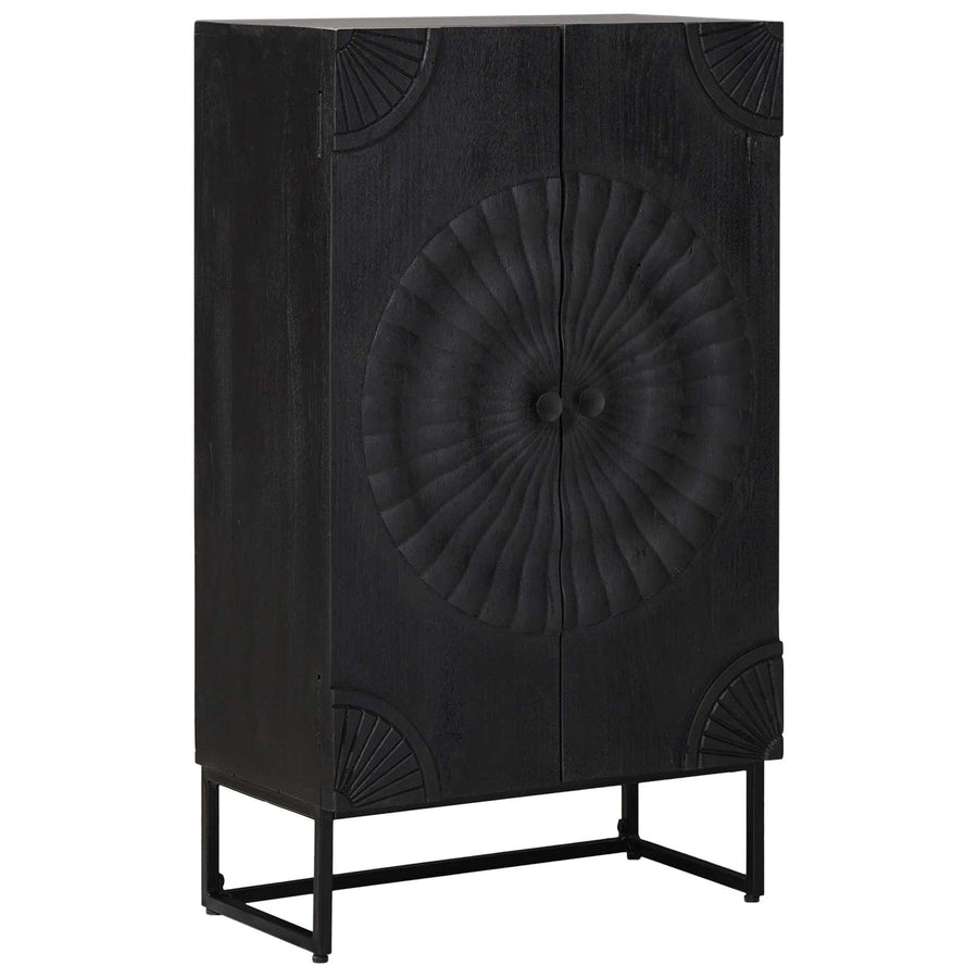 Hoge kast Zwart 55 x 30 x 95 cm