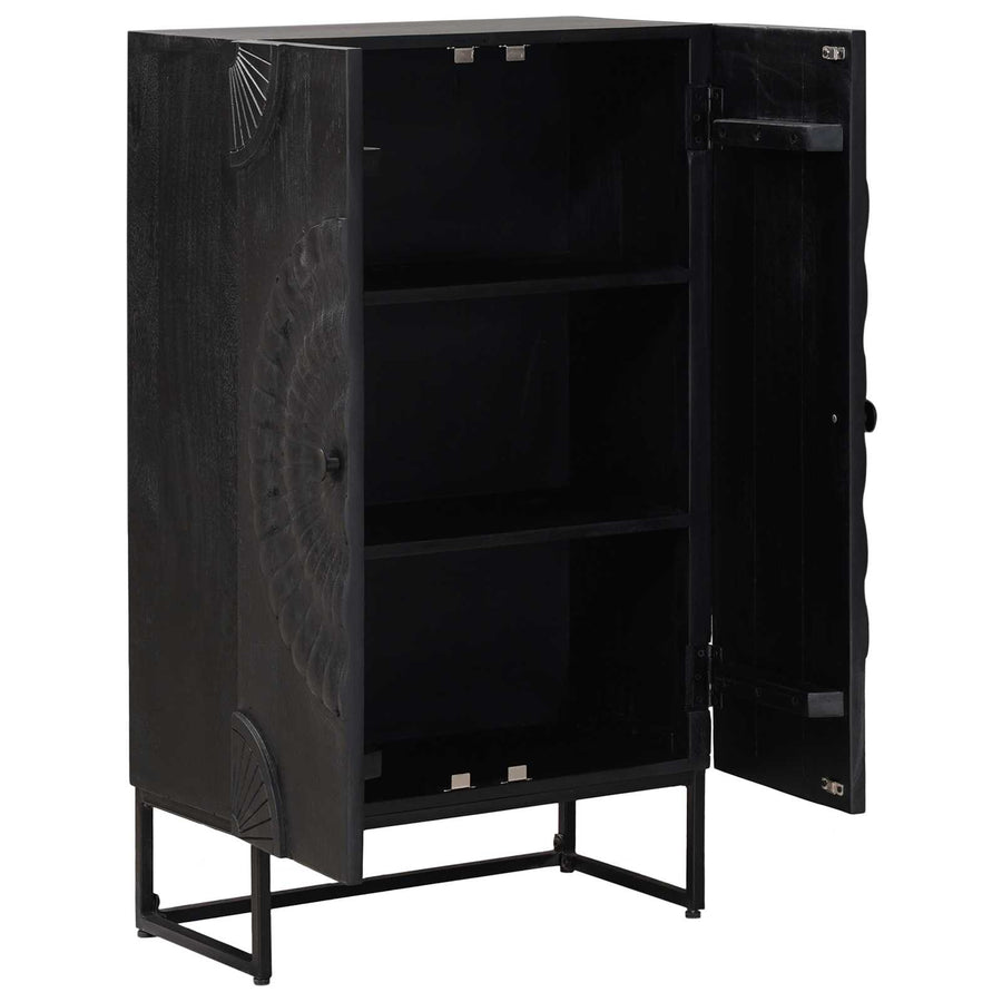Hoge kast Zwart 55 x 30 x 95 cm