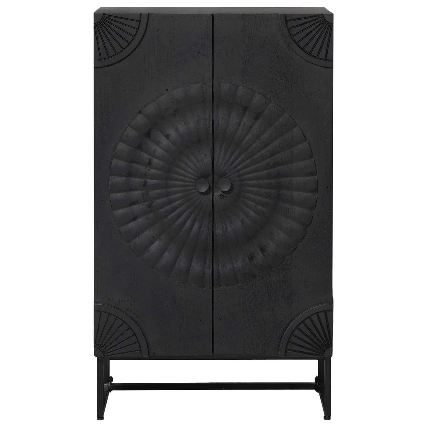 Hoge kast Zwart 55 x 30 x 95 cm