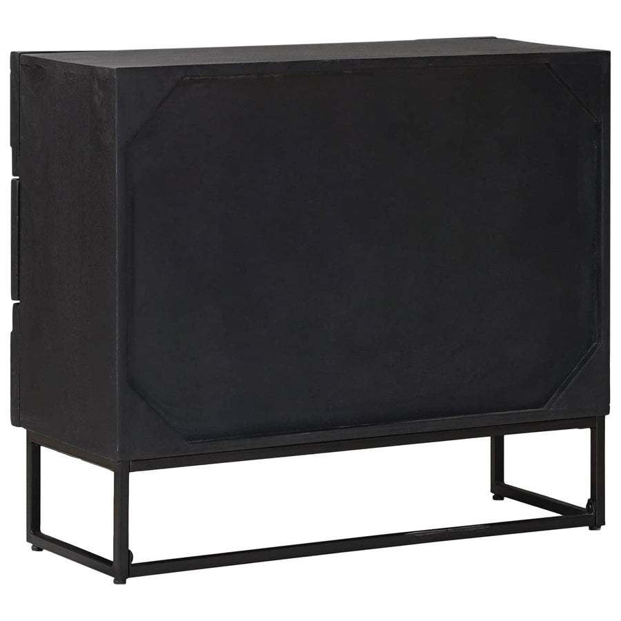 Ladenkast met lade Zwart 75 x 30 x 65 cm