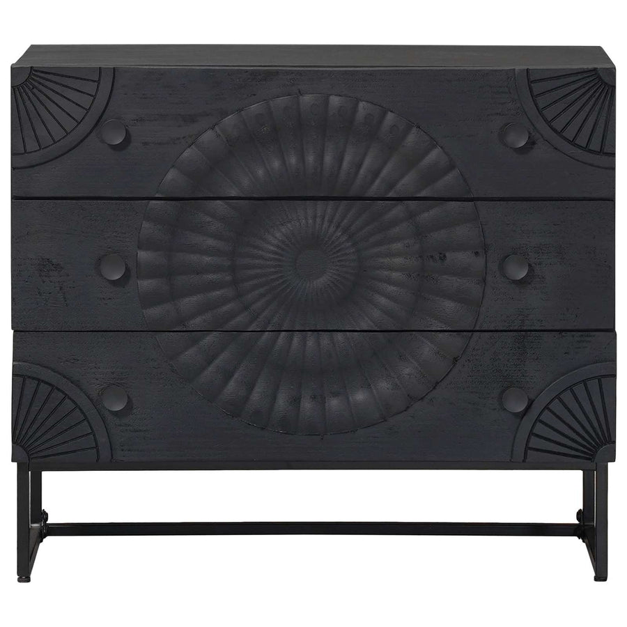 Ladenkast met lade Zwart 75 x 30 x 65 cm