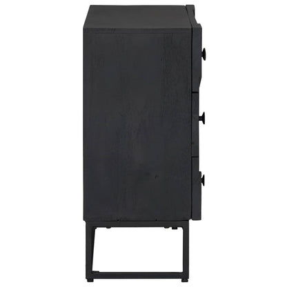 Ladenkast met lade Zwart 75 x 30 x 65 cm