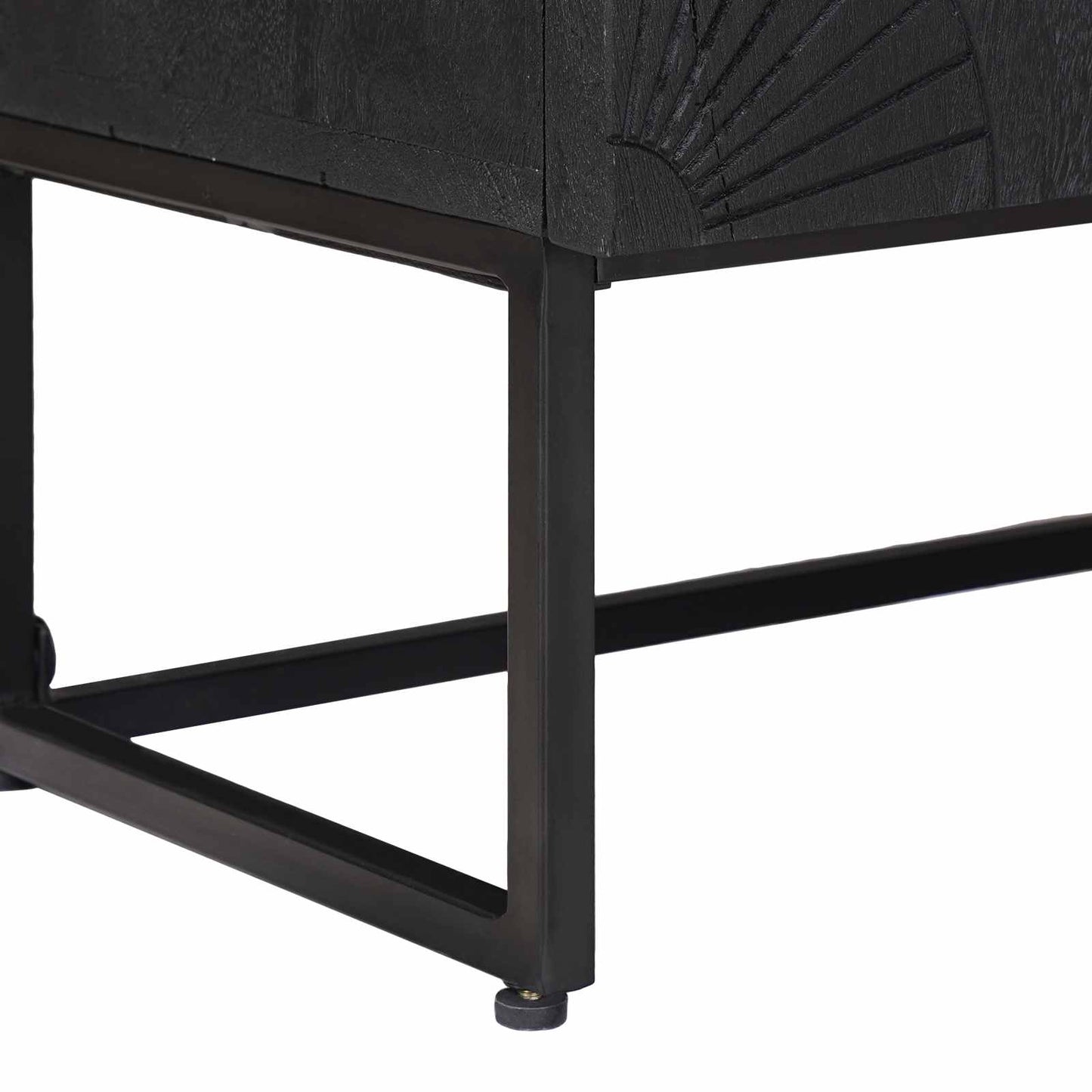TV-kast met lade met plank met opslag Zwart 105 x 30 x 54 cm
