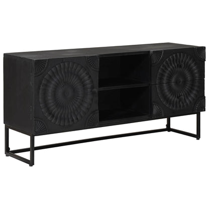 TV-kast met lade met plank met opslag Zwart 105 x 30 x 54 cm