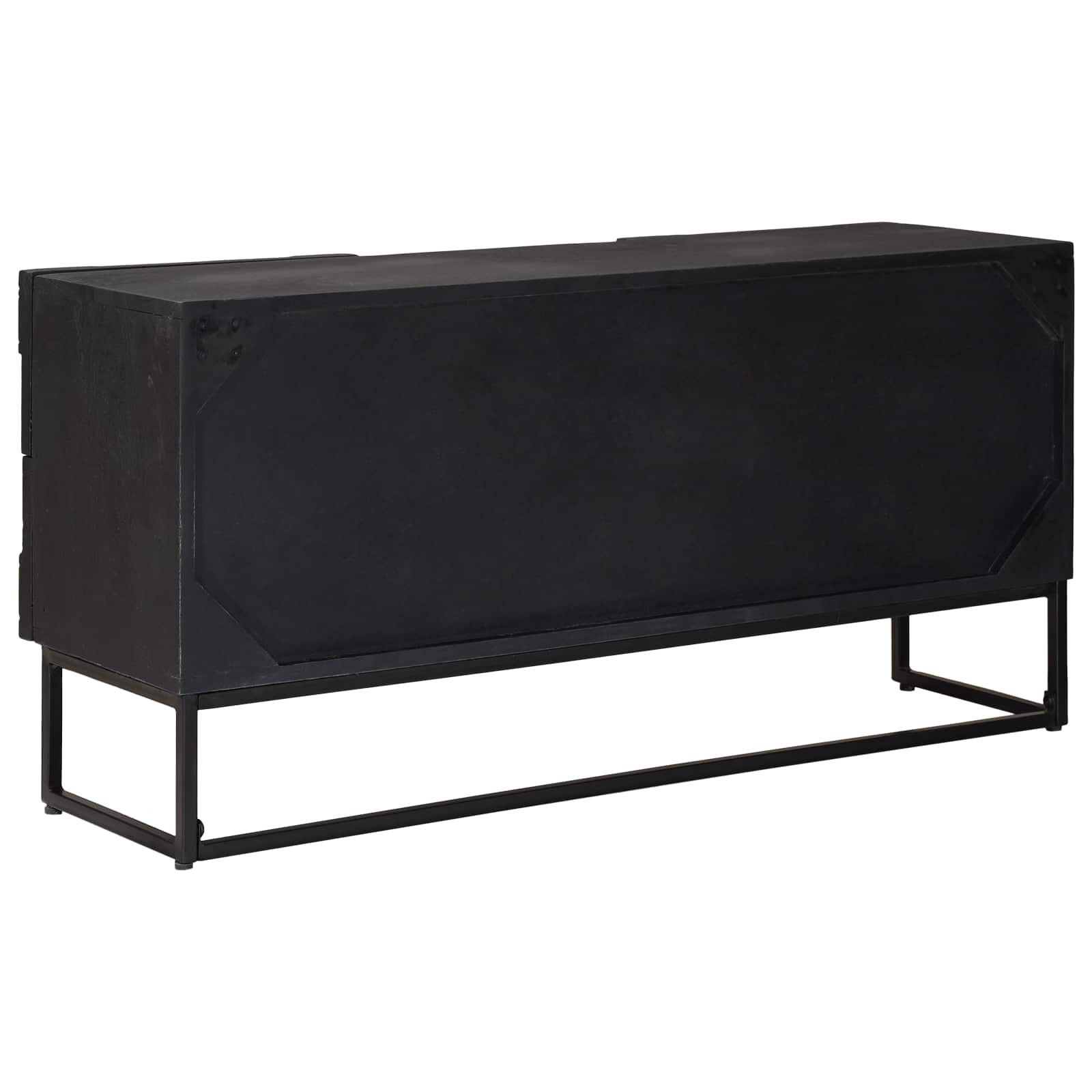TV-kast met lade met plank met opslag Zwart 105 x 30 x 54 cm