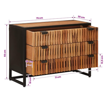 Ladenkast met lade 75 x 30 x 54 cm
