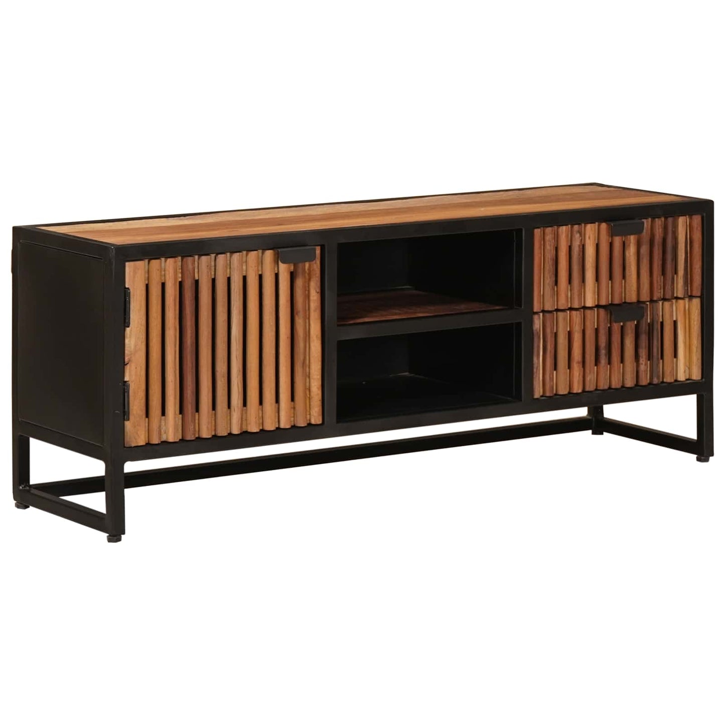 TV-kast 105 x 30 x 40 cm Massief Mango Hout en Geengineerd Hout