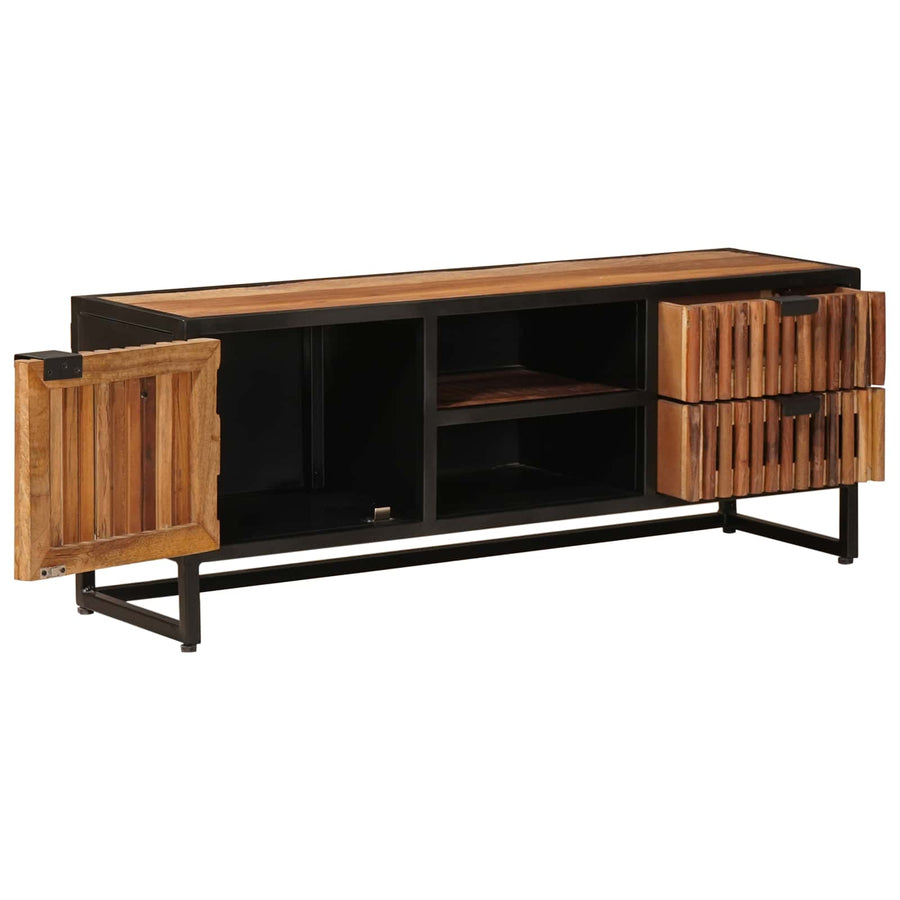 TV-kast 105 x 30 x 40 cm Massief Mango Hout en Geengineerd Hout