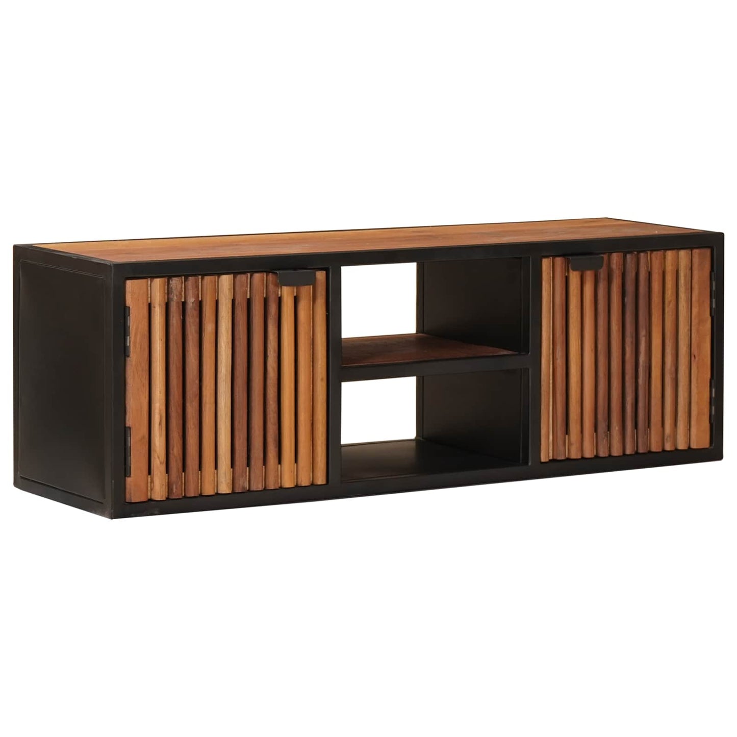 TV-kast 105 x 30 x 35 cm Massief Mango Hout en Geengineerd Hout