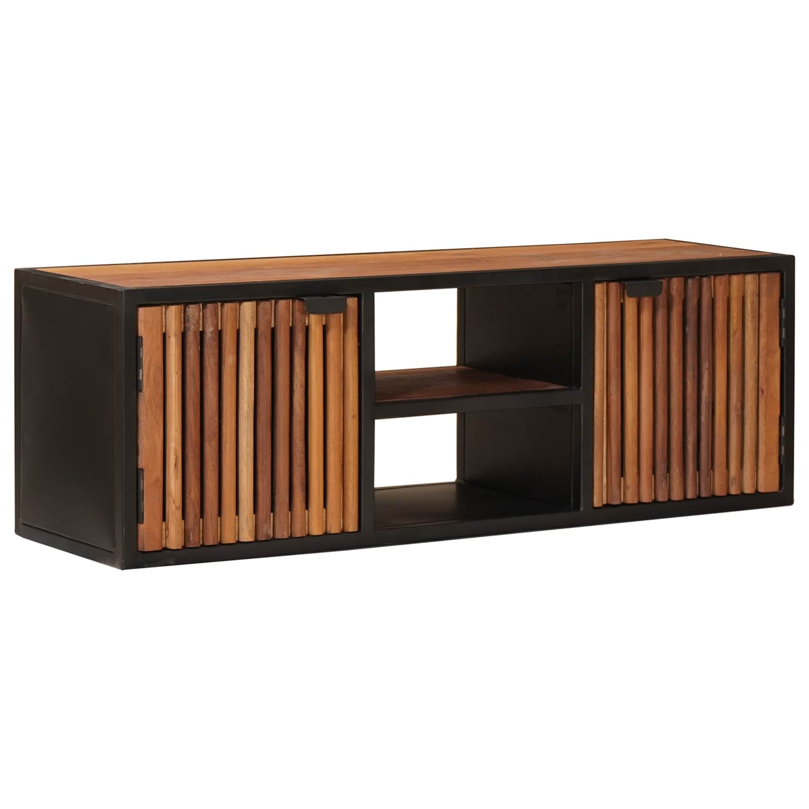 TV-kast 105 x 30 x 35 cm Massief Mango Hout en Geengineerd Hout