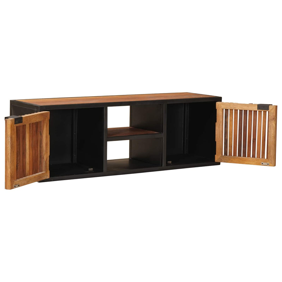 TV-kast 105 x 30 x 35 cm Massief Mango Hout en Geengineerd Hout