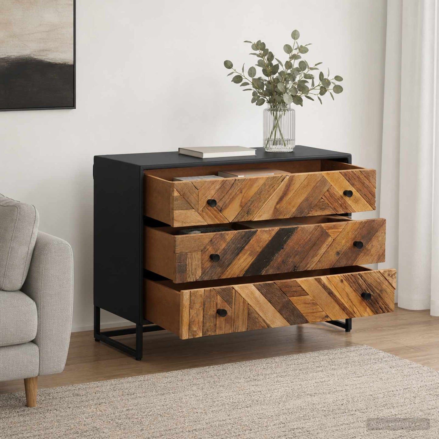 Ladenkast met lade 75 x 30 x 54 cm