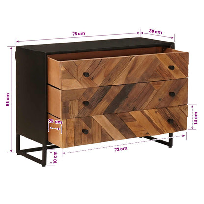 Ladenkast met lade 75 x 30 x 54 cm
