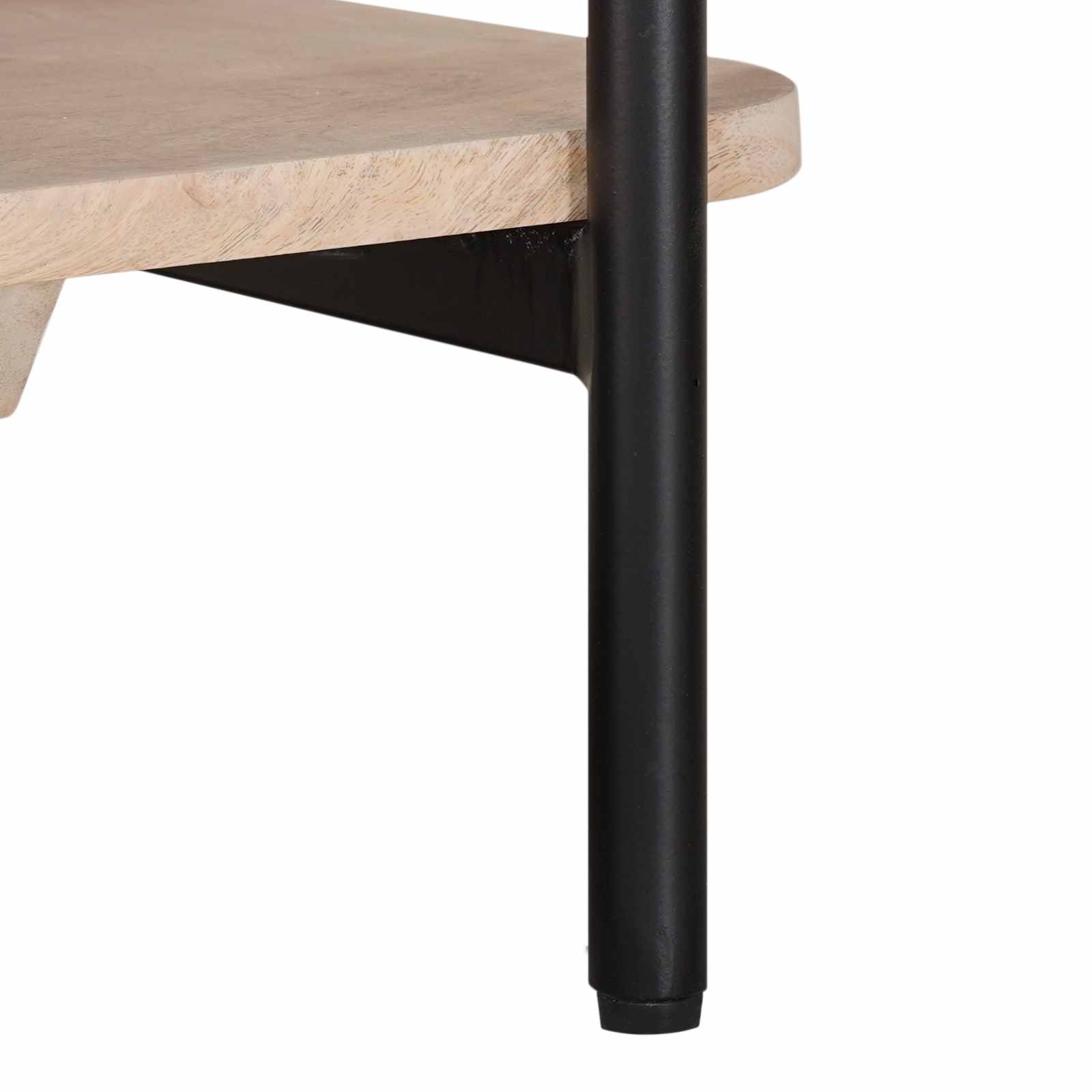Handgemaakte Koffietafel Wit 85 x 45 x 50 cm Massief Mango Hout