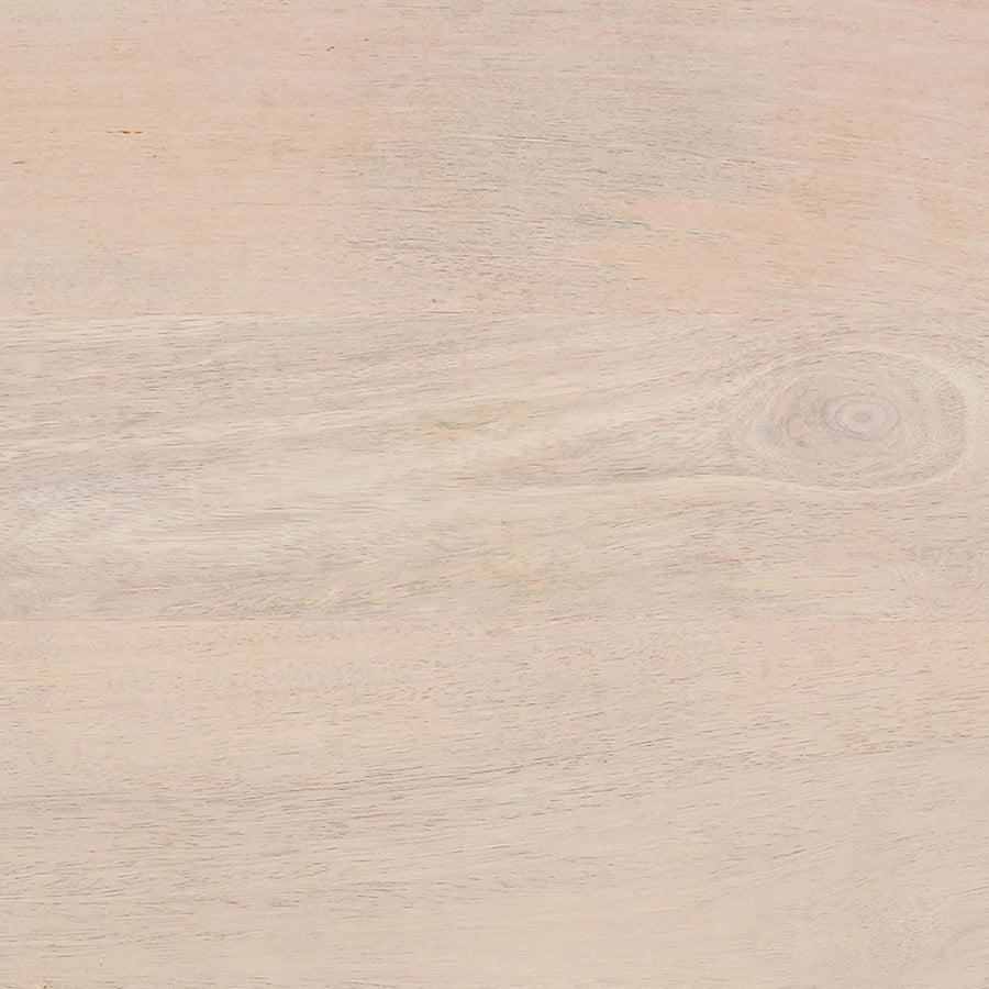 Handgemaakt nachtkastje Wit 40 x 30 x 60 cm Massief Mango Hout