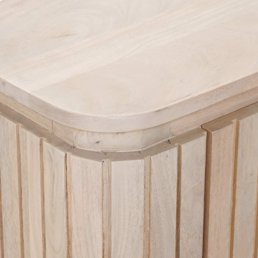 TV-kast 105 x 30 x 45 cm Massief Mango Hout en Geengineerd Hout
