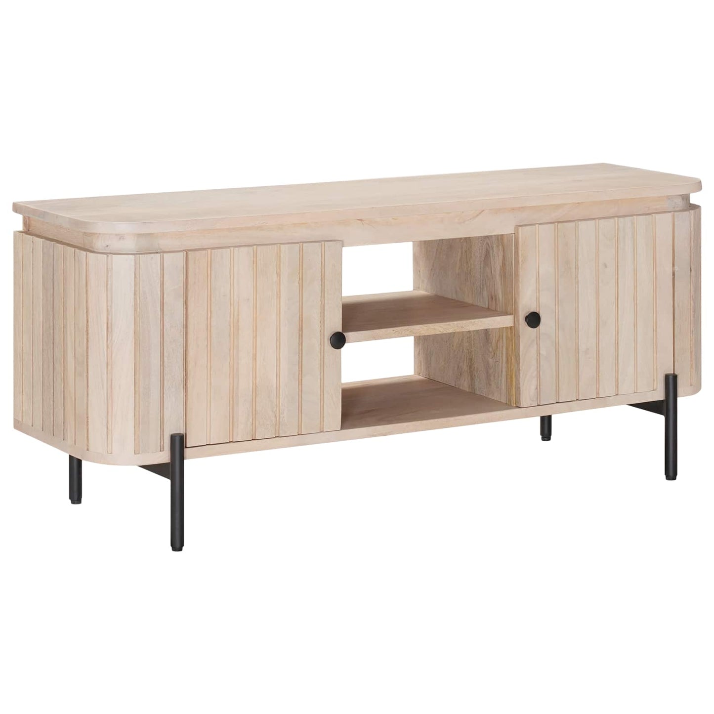 TV-kast 105 x 30 x 45 cm Massief Mango Hout en Geengineerd Hout