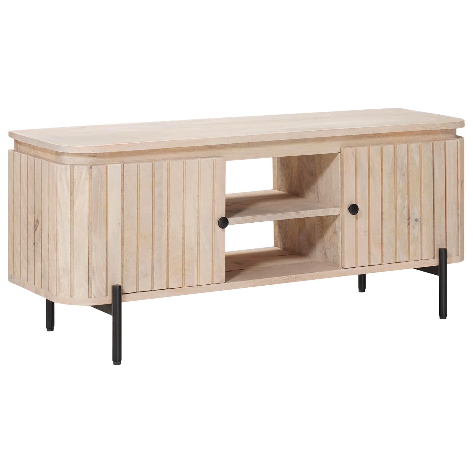 TV-kast 105 x 30 x 45 cm Massief Mango Hout en Geengineerd Hout
