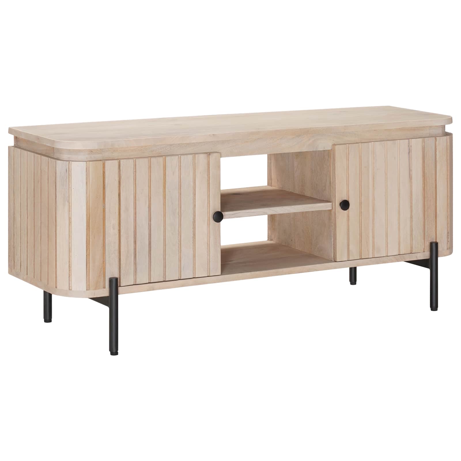 TV-kast 105 x 30 x 45 cm Massief Mango Hout en Geengineerd Hout