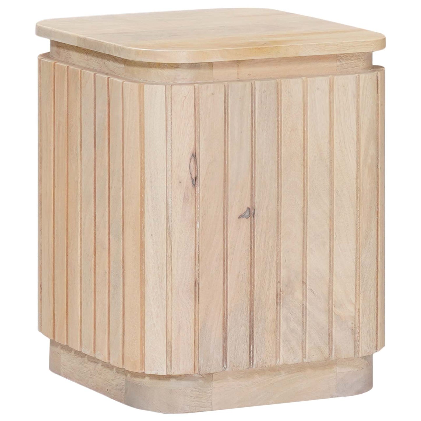 Handgemaakte Bijzettafel Set 2 pcs Wit 45 x 45 x 45 cm