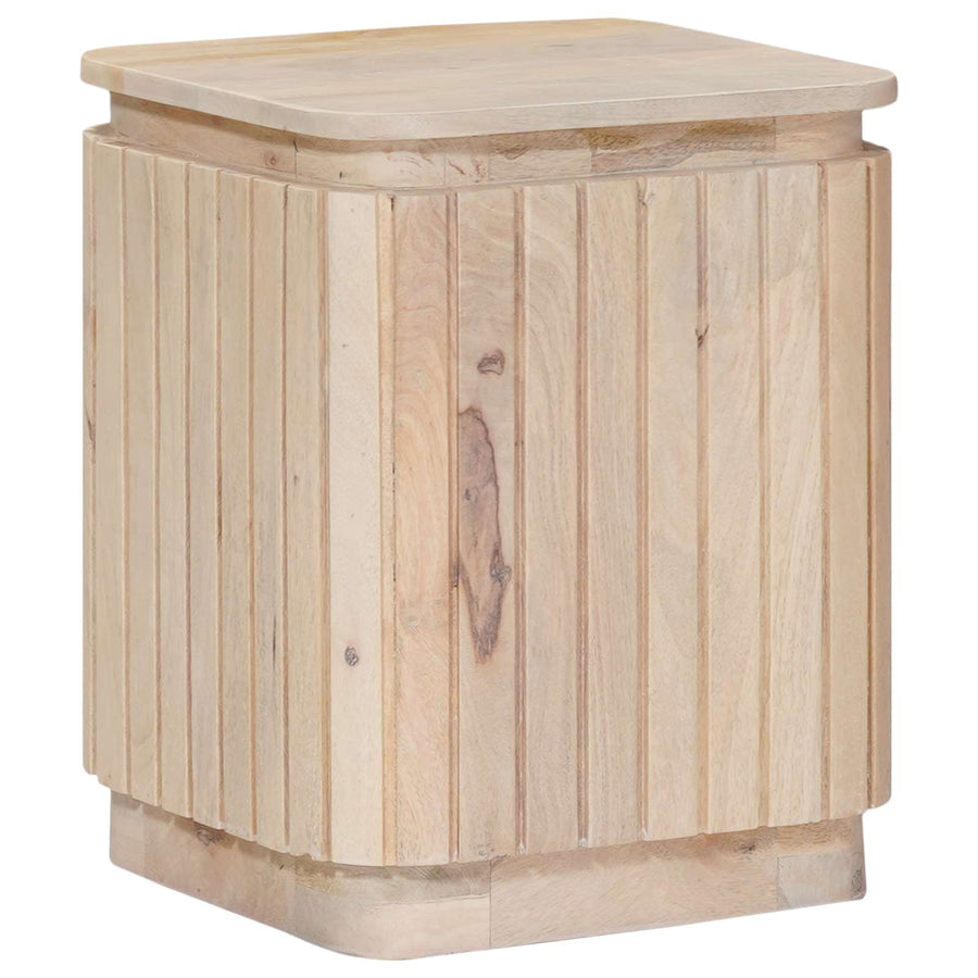 Handgemaakte Bijzettafel Set 2 pcs Wit 45 x 45 x 45 cm
