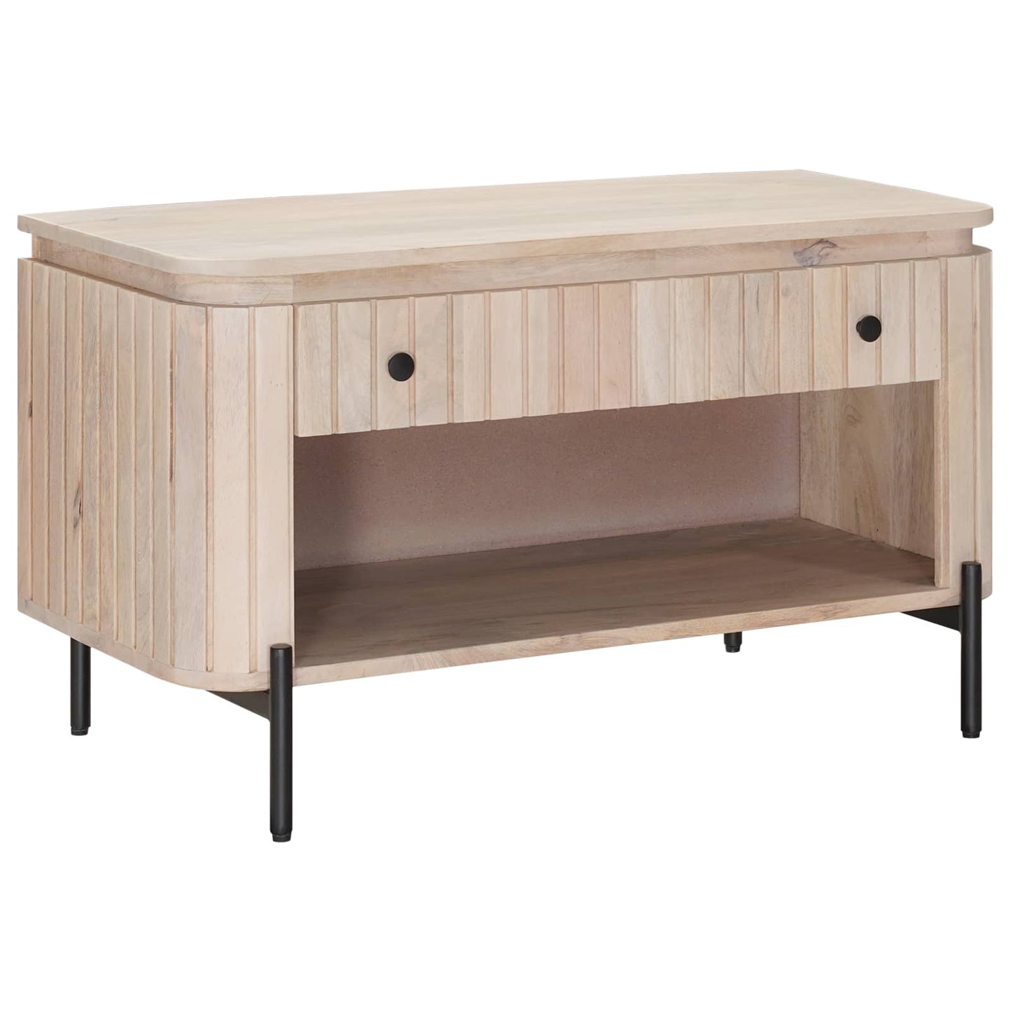 Schoenenbank met lade met plank met opslag 85 x 37 x 48 cm