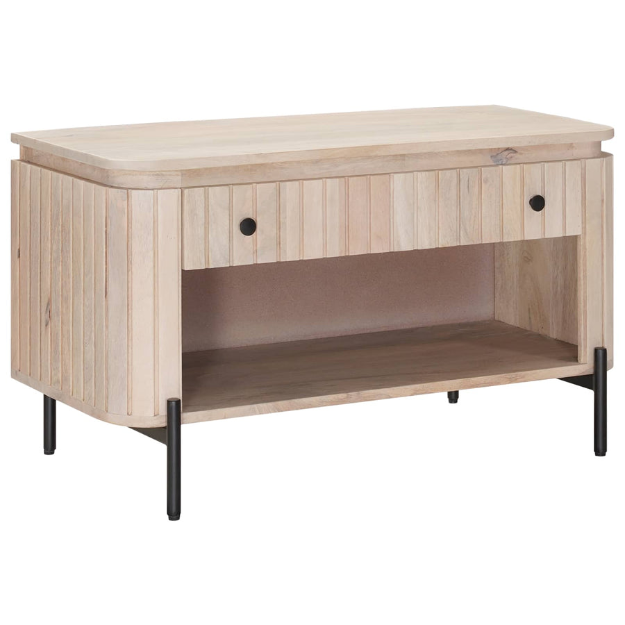 Schoenenbank met lade met plank met opslag 85 x 37 x 48 cm