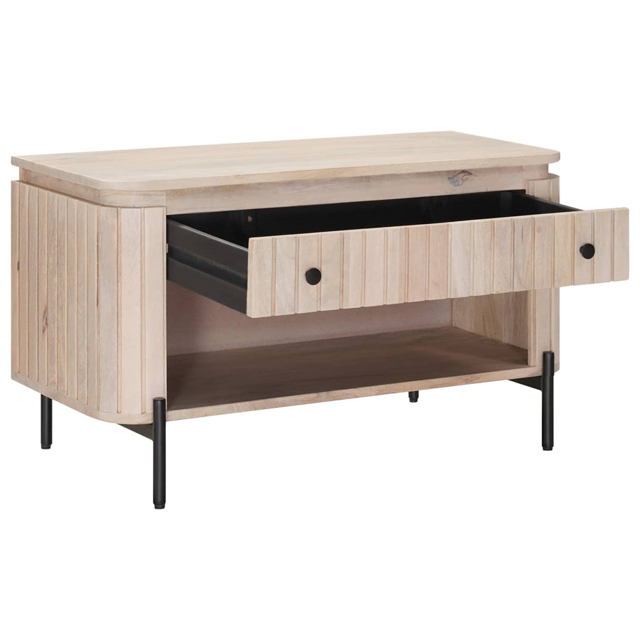 Schoenenbank met lade met plank met opslag 85 x 37 x 48 cm
