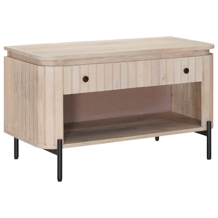 Schoenenbank met lade met plank met opslag 85 x 37 x 48 cm