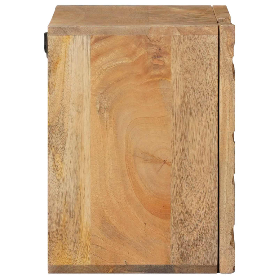 Handgemaakt nachtkastje Teakbruin 40x30x40 cm