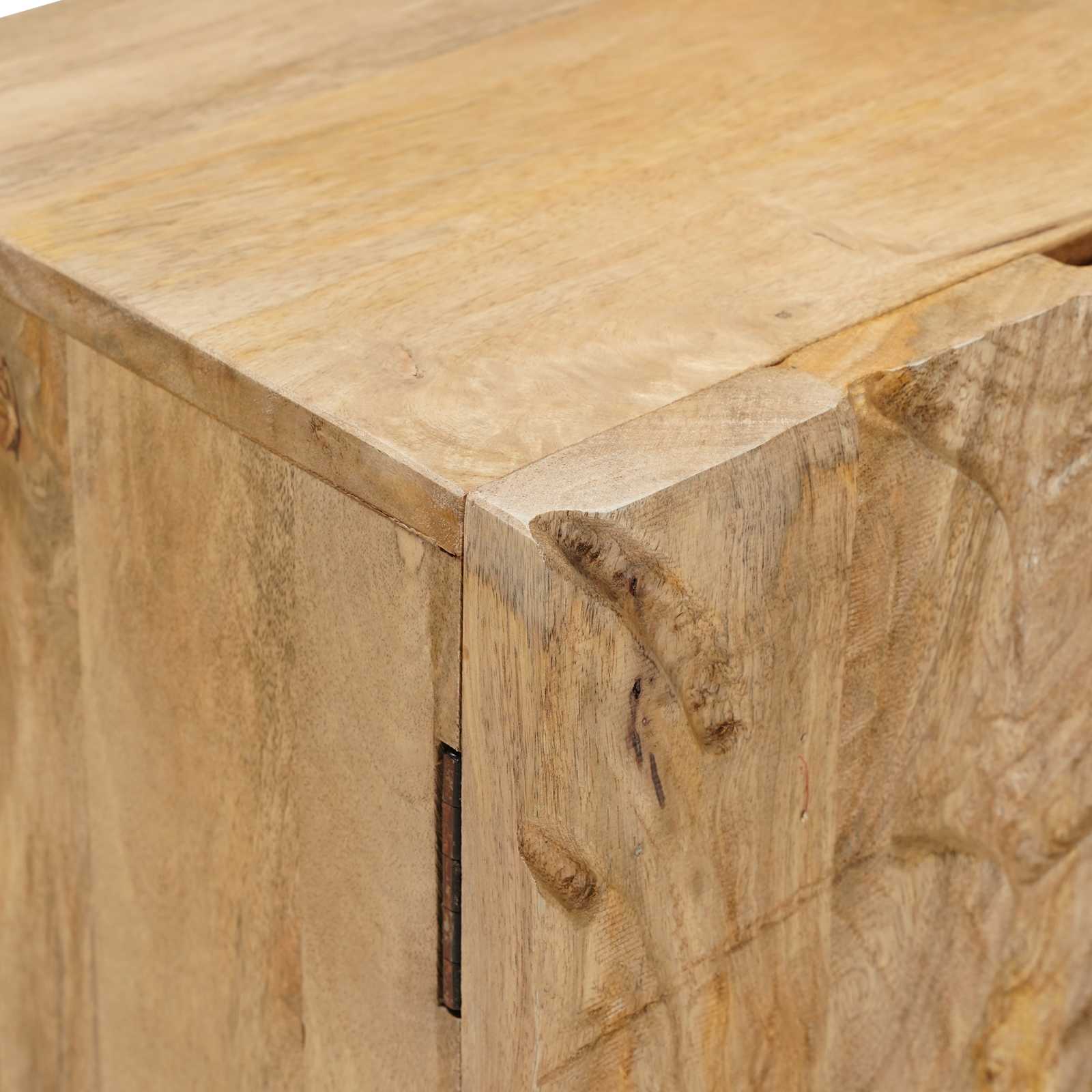Dressoir 53 x 30 x 65 cm Massief Mango Hout en Geengineerd Hout