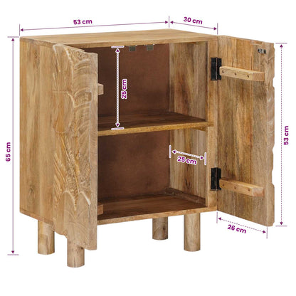 Dressoir 53 x 30 x 65 cm Massief Mango Hout en Geengineerd Hout