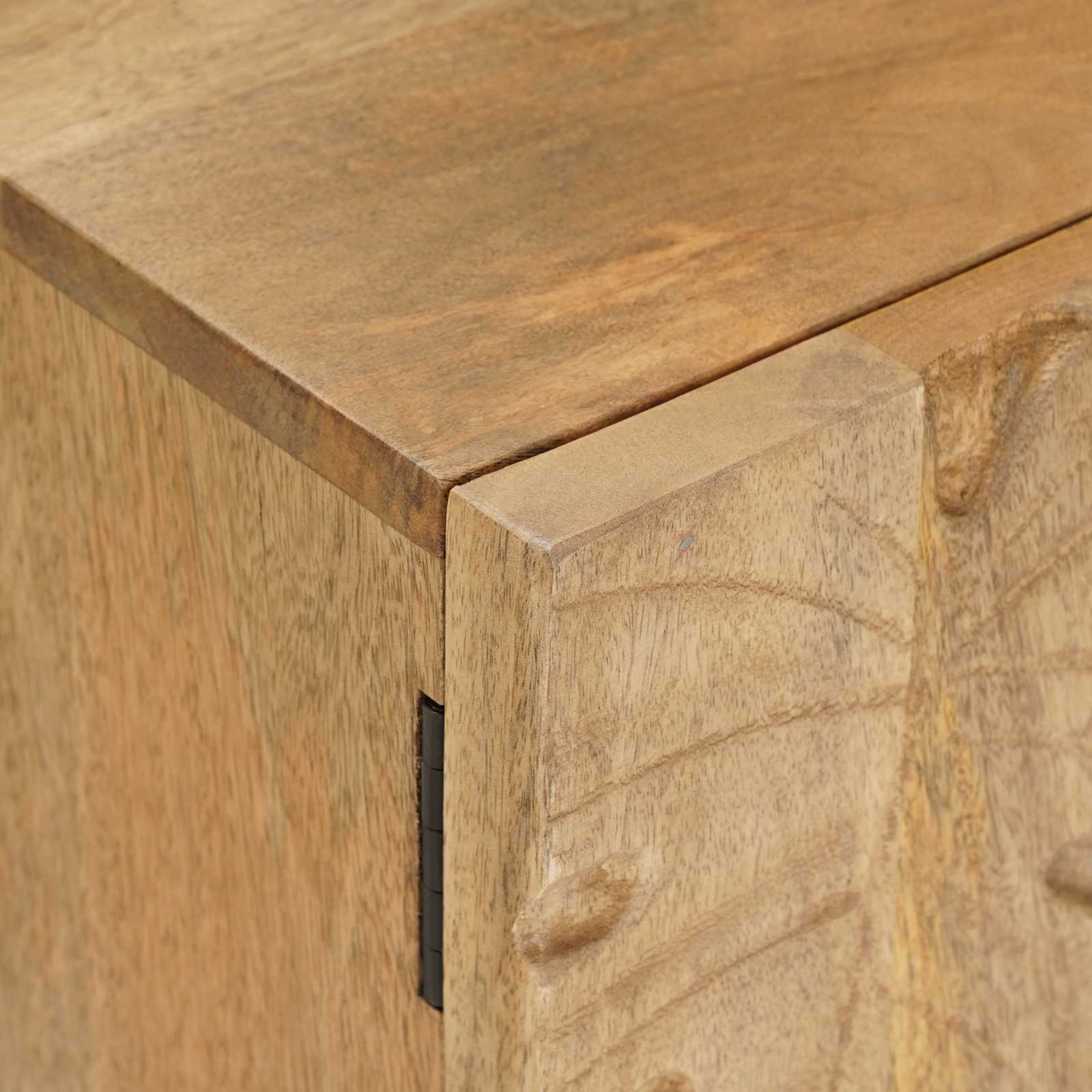 TV-kast 110 x 30 x 40 cm Massief Mango Hout en Geengineerd Hout