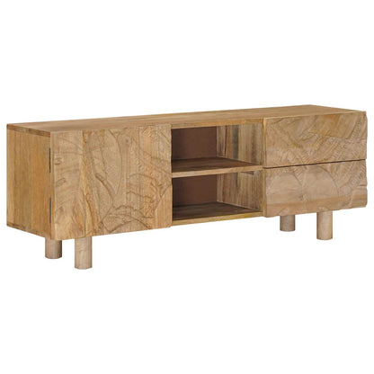 TV-kast 110 x 30 x 40 cm Massief Mango Hout en Geengineerd Hout